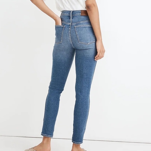 Madewell 10" High-Rise Skinny Crop Jeans size 28 NWOT - Picture 2 of 9
